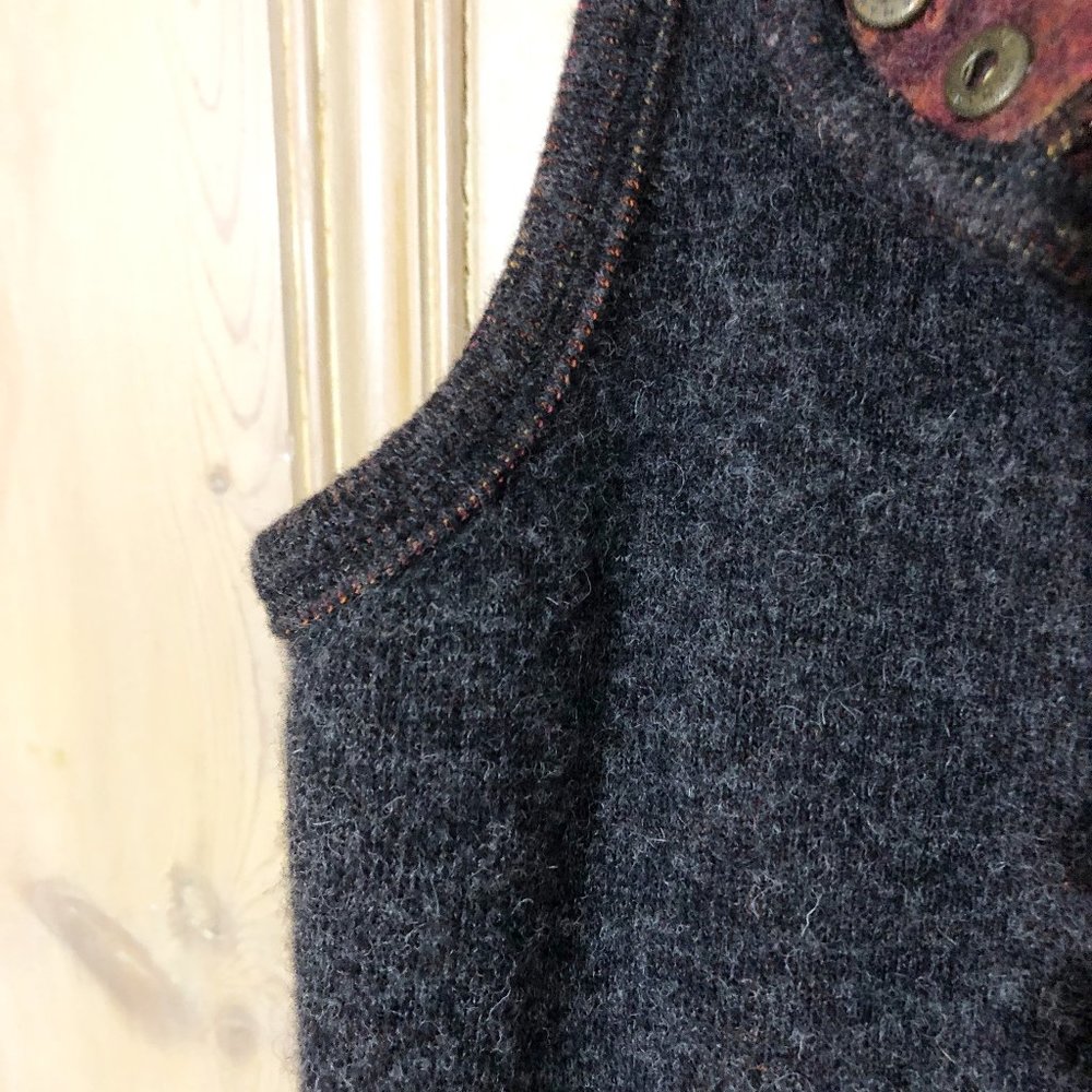 ROYAL ROBBINS Wool Blend Moto-Style Vest M - Picture 9 of 11